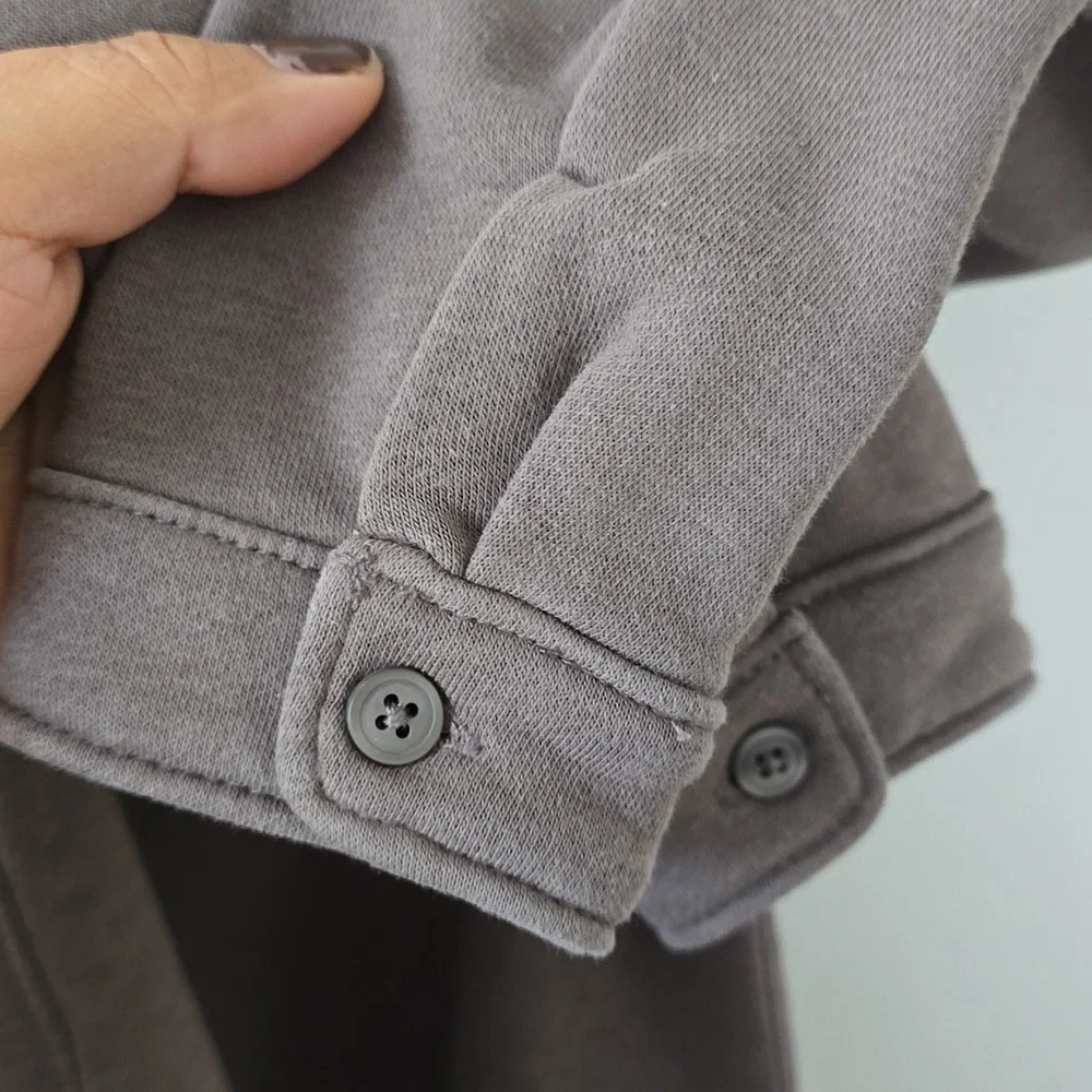 Baby Gap Taupe Button-Up Shirt Jacket Boys 5